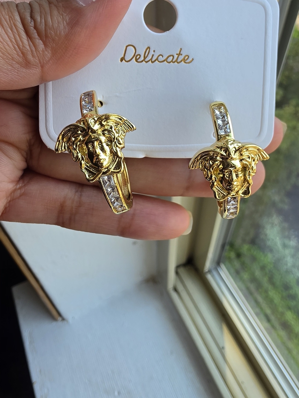 Hermosas Argollas Para Dama Oro Laminado 14k